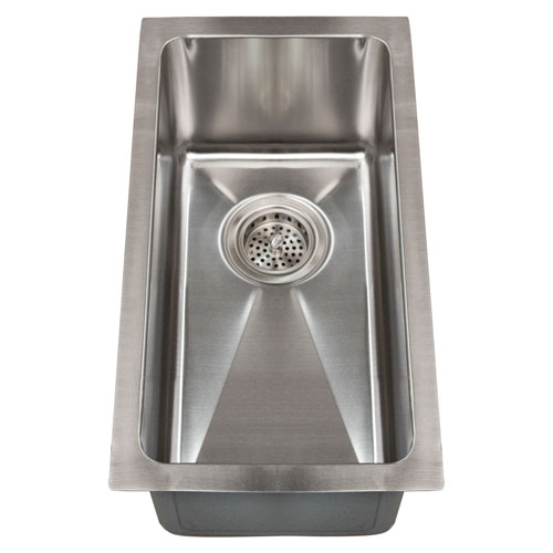 Barclay Products Paule Stainless Steel 15 Inch Narrow Undermount Prep Sink