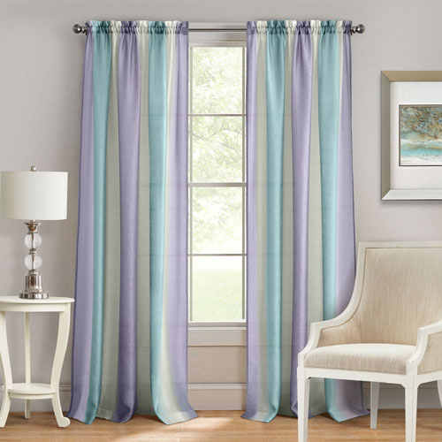 turquoise curtains