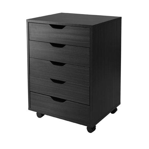 Winsome Wood Halifax Cabinet For Closet Office Five Drawers