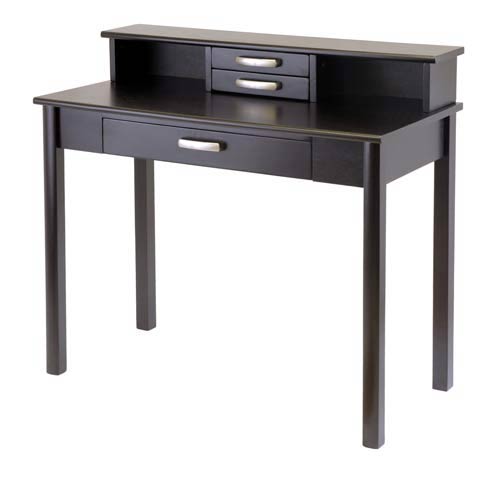 Winsome Wood Liso Writing Desk With Hutch 92273 Bellacor