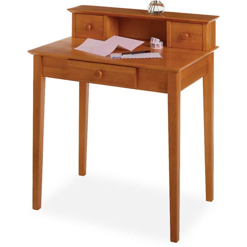 Winsome Wood Honey Pine Writing Desk 99333 Bellacor