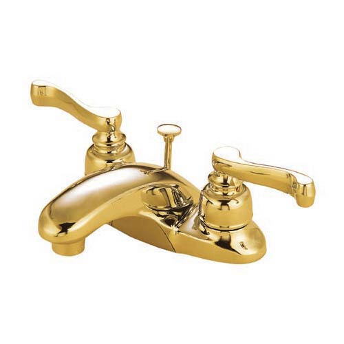 Elements Of Design Atlanta Polished Brass Centerset Bathroom