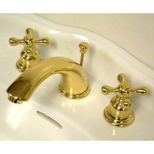 Elements Of Design Hot Springs Polished Brass Bathroom Faucet With