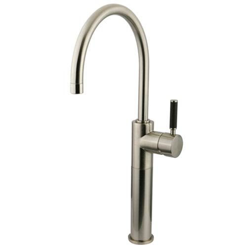Elements Of Design Nu Vogue Satin Nickel Single Handle Vessel Sink Faucet