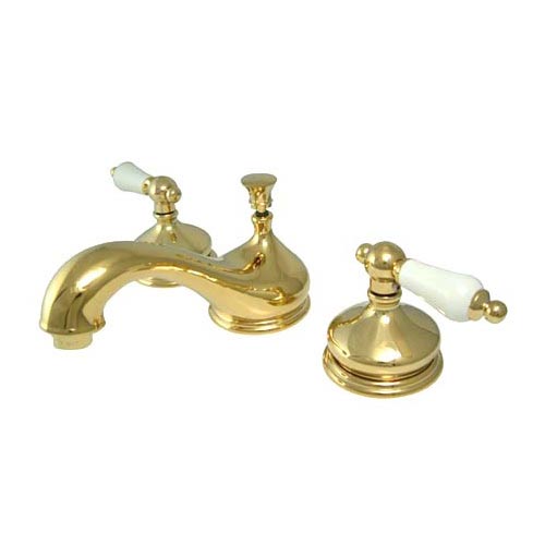 Elements Of Design Hot Springs Polished Brass Bathroom Faucet With
