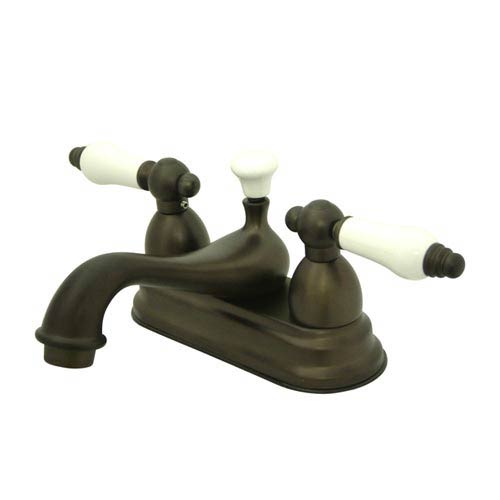 Elements Of Design Chicago Bronze Centerset Bathroom Faucet With