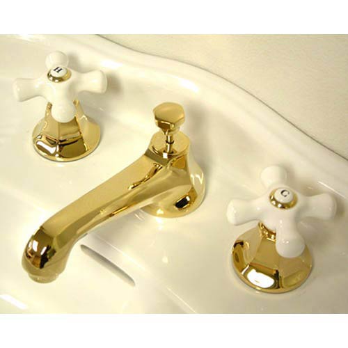 Elements Of Design New York Polished Brass Bathroom Faucet With