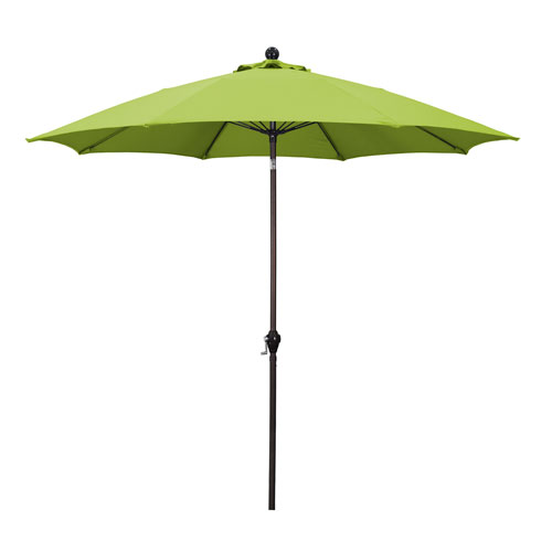 lime green rain umbrella